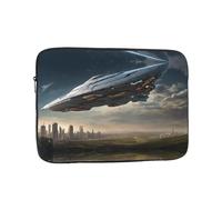 12 Inch Laptop Sleeve, Soft Protective Case With Ufo At Night Print,Slim Lightweight Bag Specially Compatible With 12 Inch Macbook, Fits Some Pc Notebook