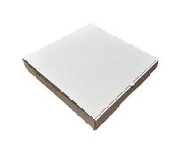 12 Inch Large White Pizza Boxes - Corrugated Cardboard, Disposable Takeout Containers for Pizzas, Desserts & More - HBOXPACKAGING (25)