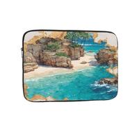 12 inch Light Computer Bag, Exquisite Coast of Dreams Print Pattern, Suitable for Business Travel, Work, Commuting