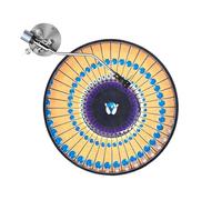 12 Inch Optical Slipmat, Animation Turntable Mat, Slipmat For DJ Performance, Felt Construction, Audio Accessory, Turntablists Collectors Producers Engineers Home Studios Clubs Festivals Events