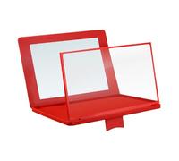 12 Inch Phone Screen Magnifier - 3D HD Projector Amplifier With Adjustable Angle, Mirror Foldable Stand | Modern Design Portable Smartphone Enlarger For Movie Lovers, TV Watchers, Gamings, Travel Home