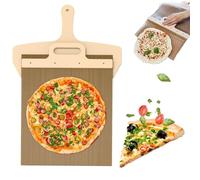 12 Inch Pizza Peel 58 x 30 cm Sliding Peel with Handle for Easy Transfer of Pizza, Bread, and Cake
