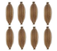 12 Inch Pre-Separated Springy Afro Twist Hair 8 Packs Pre-Fluffy Natural Curls are Perfect for Marley Crochet Hair Suitable for Black Women (27#, 12 Inch)