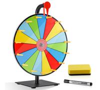12 Inch Prize Wheel 15 Slots Spin The Wheel for Prizes Fortune Spinning