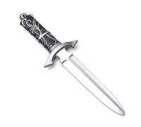 12 Inch PU Training Dagger for Martial Arts - Fake Rambo Knife Weapon Costume Party Props, Rubber Foam Practice Dagger, Gift for Adults Teens Kids, for Cosplay Parties Halloween