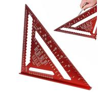 12 Inch Rafter Square Metric, Aluminium Triangle Carpenter Square, Carpenter Square Protractor, Metric Roofing Square Woodwork Measuring Tools, Triangle Ruler Protractor For Framing Engineer Carpenter