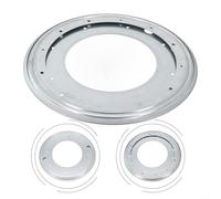 12 Inch Round Display Stand for TV Monitor Corner(5.5 inch) | Galvanized steel build, rust resistant, wear-proof for surface, 5.5 inch diameter, smooth ball bearing raceway