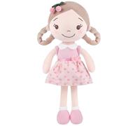 12-inch Soft Cuddly Baby Doll My First Rag Doll for Toddlers, Machine Washable Plush Toy, Cuddle & Comfort Doll Perfect 1st Birthday Gift for 1 Year Old Girls (Cherry Girl)