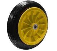 12" Inch Solid Wheel Puncture Proof Solid Tyre for Sack Truck Hand Cart Trolley Wheelbarrow Wheel with 16mm Roller Bearings