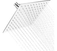 12-Inch Square Rain Shower Head - inless Steel Ceiling-Mounted Showerhead for a rious Spa Experience - Easy Inllat Modern Bathroom Upgrade 30x30cm