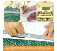 12 Inch Stainless Steel Ruler with Cork Backing, Non Slip Design and Etched Clear Measurement Marks in Inches and Centimeters for Use in Various Technical Fields (15cm/6 inches)