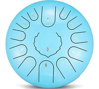 12-inch Steel Tongue Drum, 13-note Ethereal Drum, Portable Hand Drum, Suitable for Concert Halls and Performances (A)