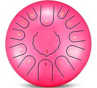 12-inch Steel Tongue Drum, 13-note Ethereal Drum, Portable Hand Drum, Suitable for Concert Halls and Performances (G)