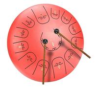 12-inch Steel Tongue Drum, 13-note Hand Pan Drum, Portable Percussion Pan Drum, Suitable for Music Education, Concerts