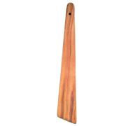 12 Inch Teak Wood Spatula for Cooking Non Toxic Kitchen Utensil Scraper Spurtle Kitchen Tools Flat Wooden Egg Flipper Spatulas Turner Cooking Spoon Bamboo Spatula Turner Cast Iron Sourdough Stirrer