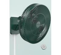 12 Inch Wall Mount Fan with Remote, 4-Speed Oscillating Quiet Fan with 90° Wide-Angle & 125°Tilt, Timer, Include 8.2ft Cord and Power Adapter for Bedroom, Bathroom, RV, Kitchen, Office,High Velocity