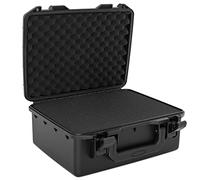 12 inch Waterproof Hard Carrying Case,Shockproof Storage Box with Customizable Foam,Portable Protective Tool Box for Microphone,Recorder,Electronics,Tools,Cameras,Equipment and More