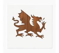 12-Inch Welsh Dragon Style Design Stencil, Reusable Mylar Cutout for Sign Art, Crafts & DIY Projects