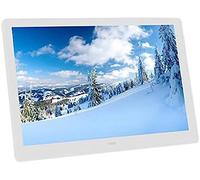 12-inch Widescreen High-definition Digital Photo Frame Smart Commercial Advertising Machine, Can Horizontal And Vertical Screen Electronic Photo Album, Support Multiple Functions,White