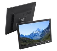 12 Inch WiFi Digital Picture Frame - Full HD 1080p IPS Touch Screen with Cloud Sharing, Calendar, Wall Mountable Load Photo Video From Phone, for Home Decor, Family (Black)