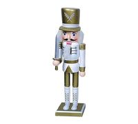 12 Inch Wooden Nutcracker Ornaments Soldier King Figurine Puppet Toy Christmas