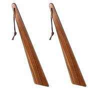 12 Inch Wooden Spatula for Cooking, Lotus Wood, Small Wood Flipper for Cast Iron, Scraping & Turning, Sourdough Stirrer, Egg Fish Flipper Spatulas for Flipping, Set of 2