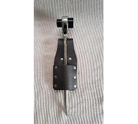 12 inches Ratcheting Podger Spanner 19 & 24mm Double Sided 2 Way Action Ratchet with Brown Leather Single Spanner Frog/Pocket/Pouch BBI for Scaffolding Tools Leather Belt