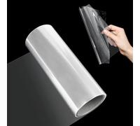12 Inches x 80 Ft Stencil Plastic Sheets 4 Mil Clear Acetate Sheets for Crafts Mylar Template Sheets Blank Stencil Paper Roll for Craft Material, Cutting Machines