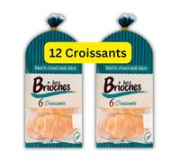 12 Individually Wrapped In Pairs Butter Croissant Pack (12-108 Croissants)