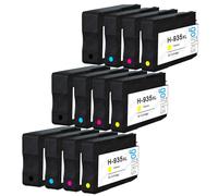 Go Inks 3 Set of 4 Ink Cartridges to replace HP 934 & 935 (XL Capacity) Compatible/non-OEM for HP Photosmart Printers (12 Inks)