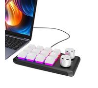 12 Key Keyboard | Keypad Shortcut Game Multifunctional PC | Shortcut Game Equipment, USB Keyboard with Buttons, PC Accessories, Ergonomic Keyboard for School, Lab