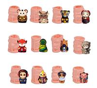 12 Kinds Animal China Soap Baking Mold Cute Cake Decoration Gift Cake Molds Kitchen Accessories Cooking Utensils Food-Grade Silicone Ornaments Soap Ice Resin Making