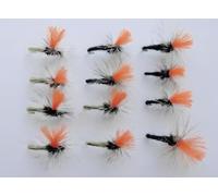 12 Klinkhammer Hi Viz Trout Flies, Choice of sizes, emergers, dry flies, klinkhammers (14)