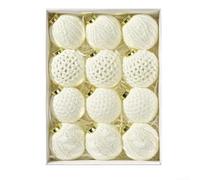 12 Knitted Christmas Ball Ornaments Featuring Crochet Patterns for Tree and Window Decorations to Enhance Holiday