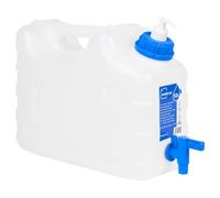vidaXL 12L Water Container with Tap & Soap Dispenser - HDPE Plastic Carrier for Outdoor Activities, Camping, Climbing, Emergency Use