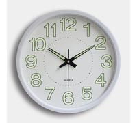 12 Large Luminous Wall Clocks Glow In The Dark Silent Home Digital Clock Decor White
