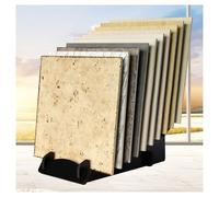 12-Layer Floor-Standing Porcelain Display Rack, Black Display Rack for Building Materials, Floor Tile Racks, Ceramic Sample Racks, Space-Saving for Craft Displays (size_name 70x30x36cm)