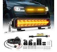 12" LED LIGHT BAR FLOOD SPOT COMBO BEAM WITH DRL Driving 4X4 +FRONT SIDE LIGHT