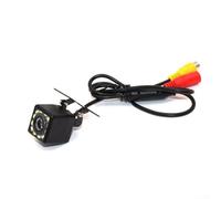 12 LED Rear View Camera 170 Degree Wide Angle 480P For Night Vision Waterproof for Car Reversing with License Plate Installation Compatible with 12V 24V Vehicles (12 Lights)