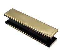12" Letterplate Door Letterbox for uPVC, Composite and Timber Doors - Premium Draught Proof, Thermal Insulation & Noise Reduction 40-80 Gold