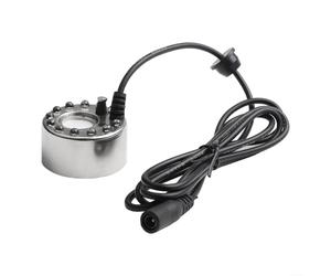 12 Light Fogging Machine for Fountain and Pool, Landscape Mist Maker Sprayer with Stainless Steel Body for Gardens, Offices, and Water Features, Safe Electronic Operation