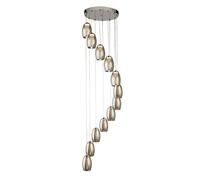 Searchlight 97291-12SM Cyclone 12 LED Light, chrome, smoked glass [EEK: G]