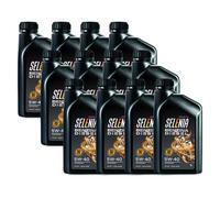 12 Liters Engine Oil Selenia Petrol Diesel 5W40 Synthetic API SP ACEA A3 B4