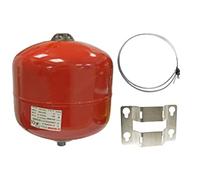 12 Litre Varem Extravarem Heating Expansion Vessel Red with Bracket