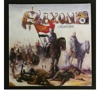 12" Lp Saxon Crusader Limited Edition White Black Blue Splatter Vinyl - Fn10