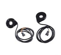 12 Magnet Double Hall Sensor For Electric Bike Pedal Assist, ABS Material, Shock And Dust Resistant(2PC)