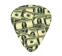 12 many cartoon dollars Printed Guitar Picks-Perfect for Christmas, Birthdays-Thin, Medium, and Thick Thicknesses