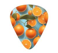 12 Many Delicious Oranges Printed Guitar Picksâ€“Perfect for Christmas, Birthdaysâ€“Thin, Medium, and Thick Thicknesses