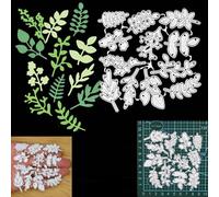 12 Metal Cutting Dies of Leaves, Stencils, Vegetation, Leaf, Card Making, Die Cutters Scrapbooking, Paper Crafts G3
