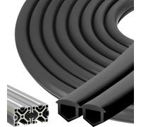 12 Metres Aluminium Profile Edge Strips 20 x 20, 20 x 40 Groove 6 Aluminium Profile Accessories Dust Protection Soft Cover Sealing Strips Soft PVC Protective Sealing Strips for Item Profile 20 V Type